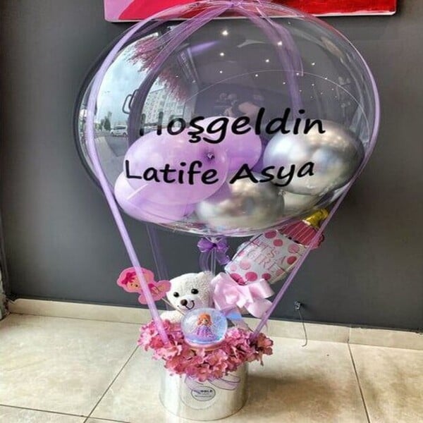 Kız Bebek Balon Kutusu